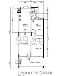 Blk 538 Cheng San View (Ang Mo Kio), HDB 3 Rooms #520067291